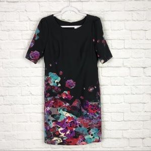 DR Collection Floral Short Sleeve Sheath Dress 8
